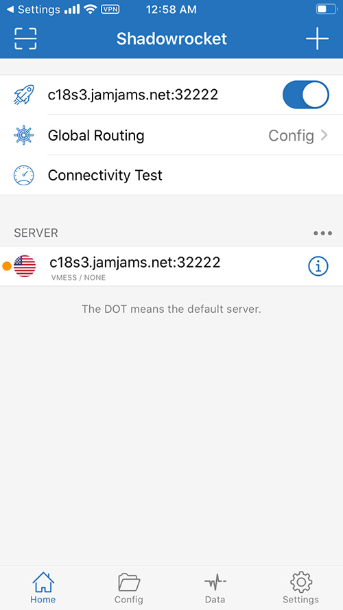 Connected successfully